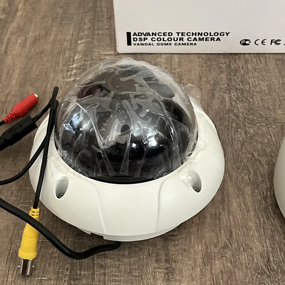 KT&C KPC VDE101NUV17 Outdoor Dome Camera (White) Open Box